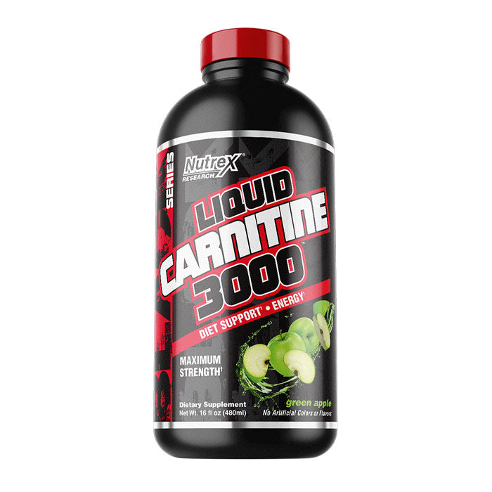Nutrex Research Liquid Carnitine 3000 Black - Green Apple