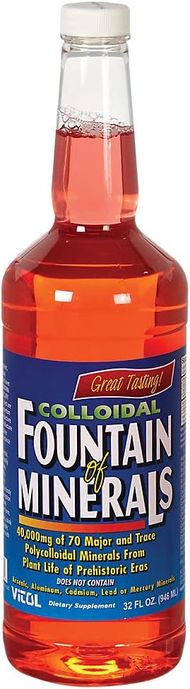 Vitol Colloidal Fountain Of Minerals Bottle