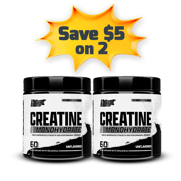 Nutrex Research Creatine Monohydrate Two Bottle