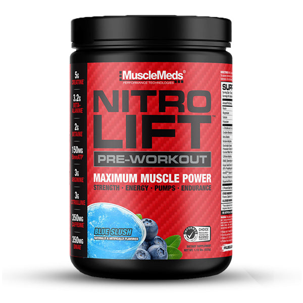 Muscle Meds Nitro Lift - Blue Slush