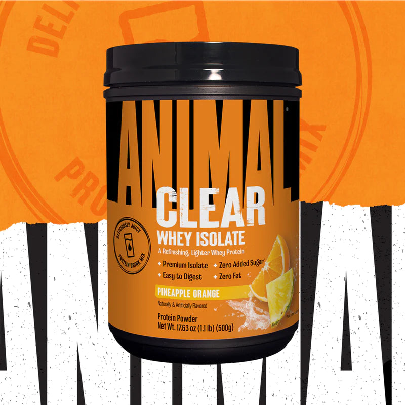 Animal Clear Whey Isolate Pineapple Orange