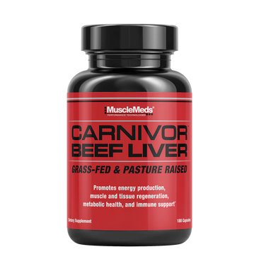 Muscle Meds Carnivor Beef Liver front of bottle