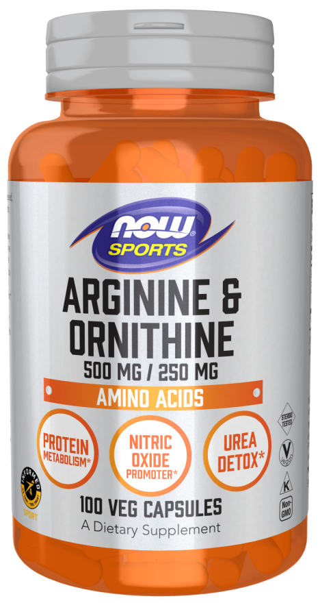 Now Arginine & Ornithine - A1 Supplements Store