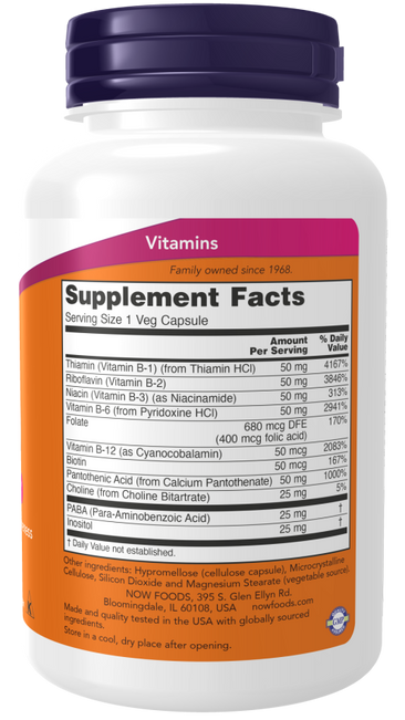 Now B-50 Capsules - A1 Supplements Store