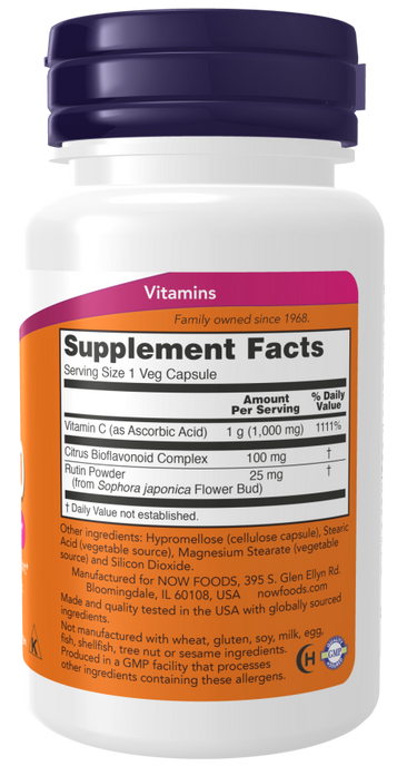 Now C-1000 w/Bioflavonoids - A1 Supplements Store