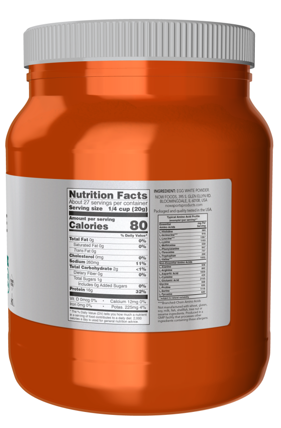 Now Egg White Protein - A1 Supplements Store