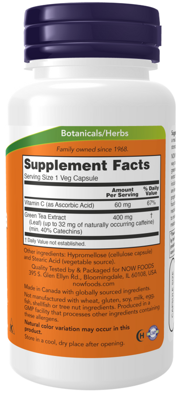 Now Green Tea Extract - A1 Supplements Store