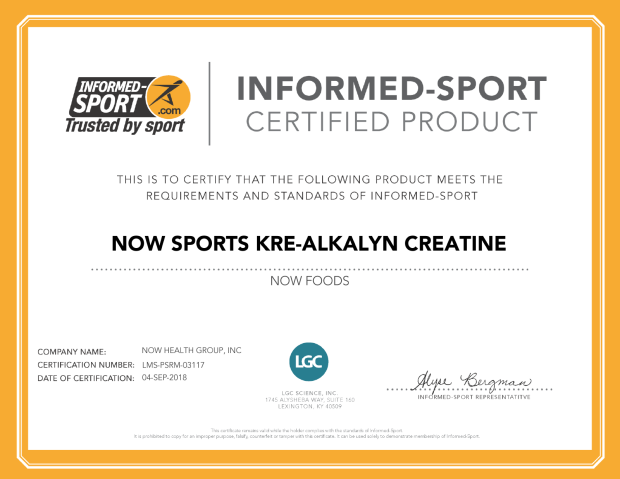 Now Kre-Alkalyn Creatine - A1 Supplements Store