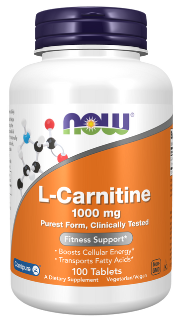Now L-Carnitine 1000 mg Bottle