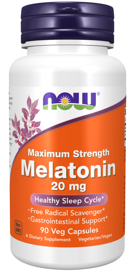 Now Maximum Strength Melatonin 20mg - A1 Supplements Store