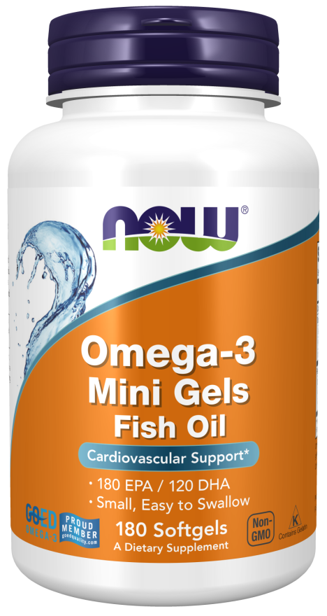 Now Omega-3 Mini Gels Bottle