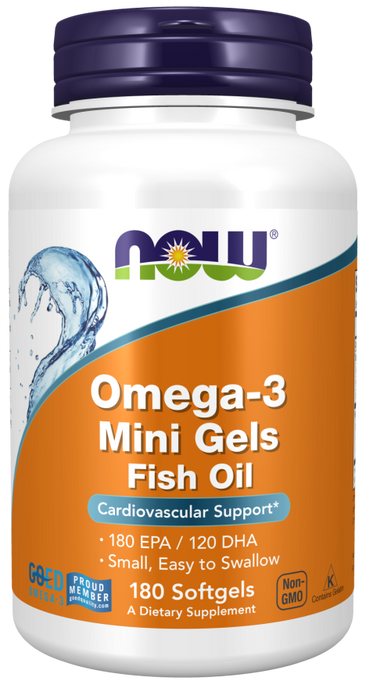 Now Omega-3 Mini Gels Bottle
