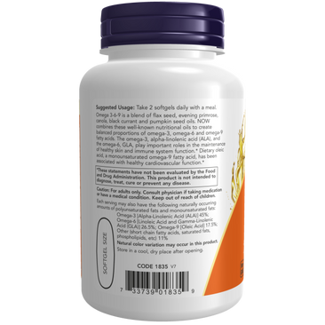 Now Omega 3-6-9 - A1 Supplements Store