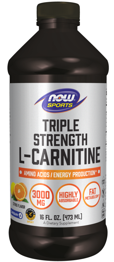 Now Triple Strength L-Carnitine Bottle