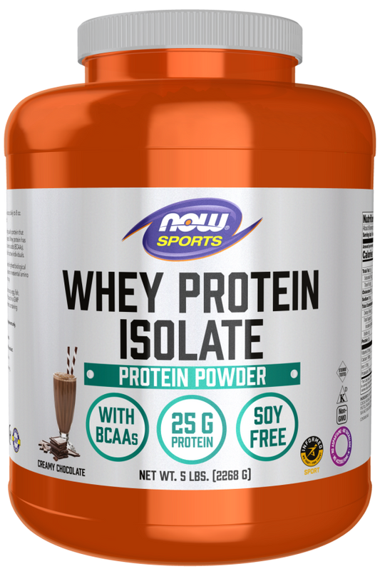 Now Whey Protein Isolate Bottle Front
