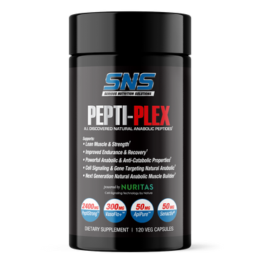 SNS Pepti-Plex front of the bottle