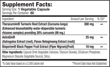 SNS Theracurmin XT other ingredients