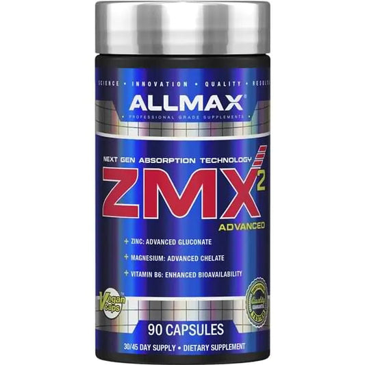 ALLMAX Nutrition ZMX - Front of bottle