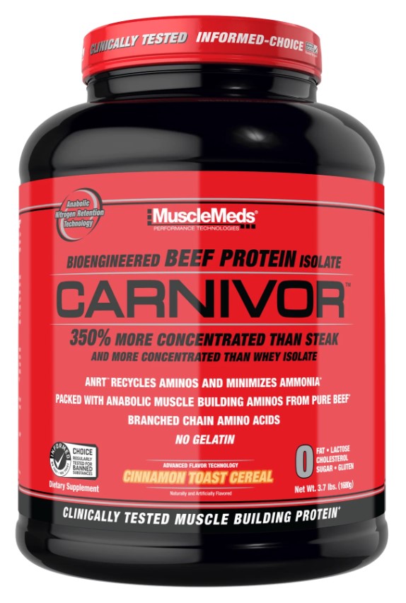 MuscleMeds Carnivor Beef Protein Cinnamon Toast Cereal