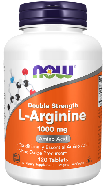 Now Double Strength L-Arginine Bottle