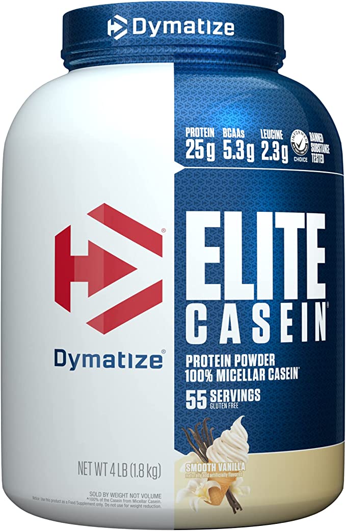 Dymatize Elite Casein Smooth Vanilla 50 Servings