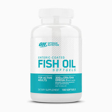 Optimum Nutrition Enteric Coated Fish Oil Bottle 100 Softgels