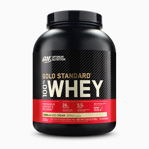 Optimum Nutrition Gold Standard 100% Whey Protein Vanilla Ice Cream- A1 Supplements Store