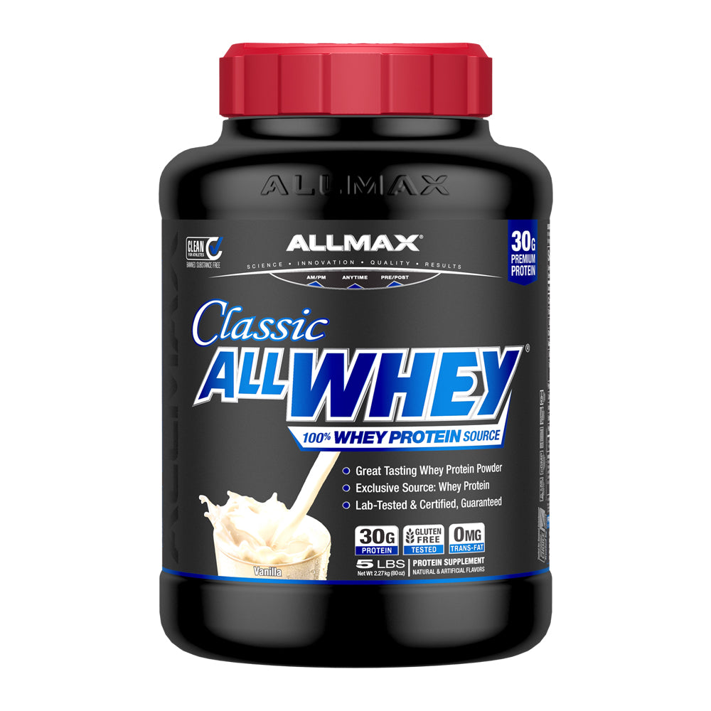 AllMax AllWhey Classic Pure Whey - Vanilla 5 LBS