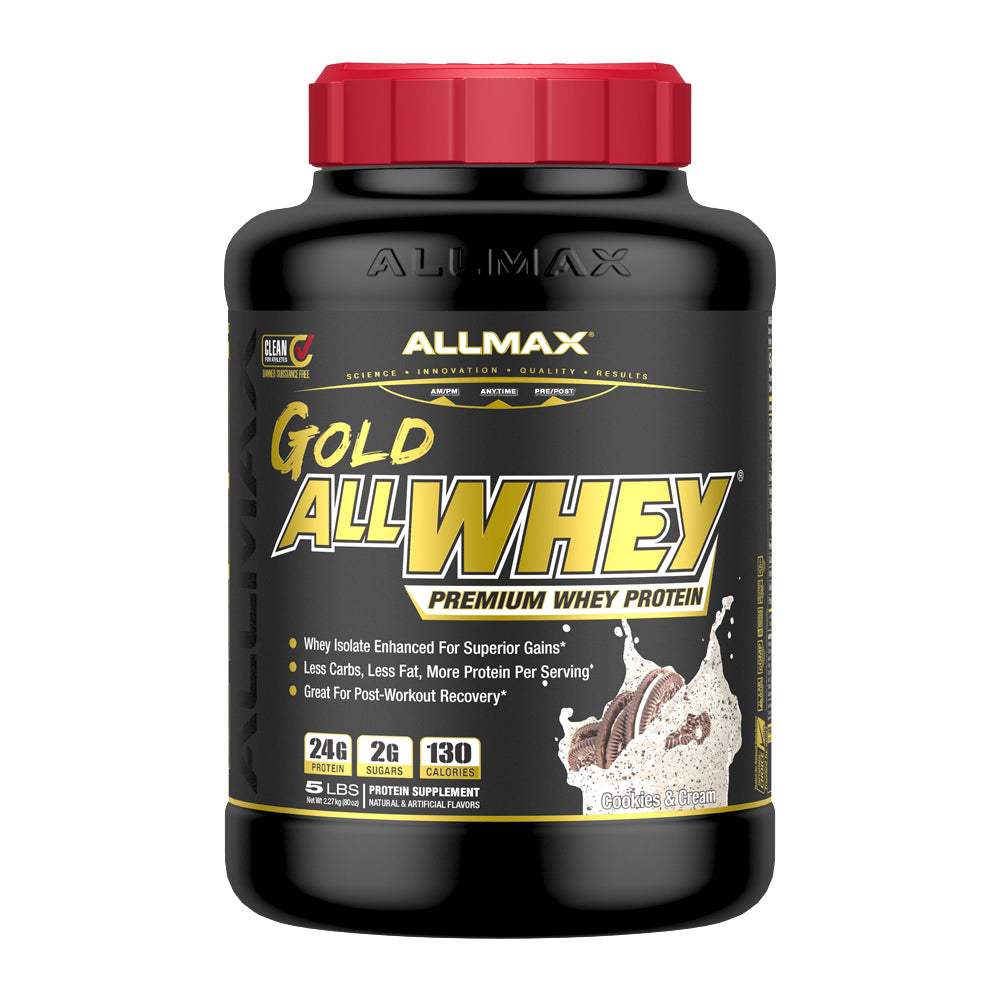 ALLMAX Nutrition AllWhey Gold -  Cookies & Cream 5Lbs