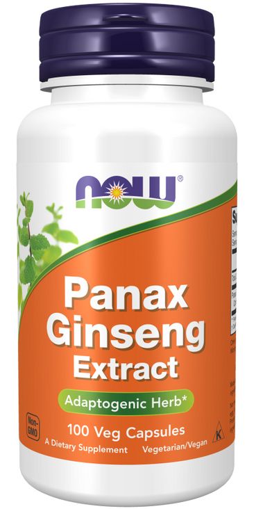 Now Panax Ginseng 500mg Bottle