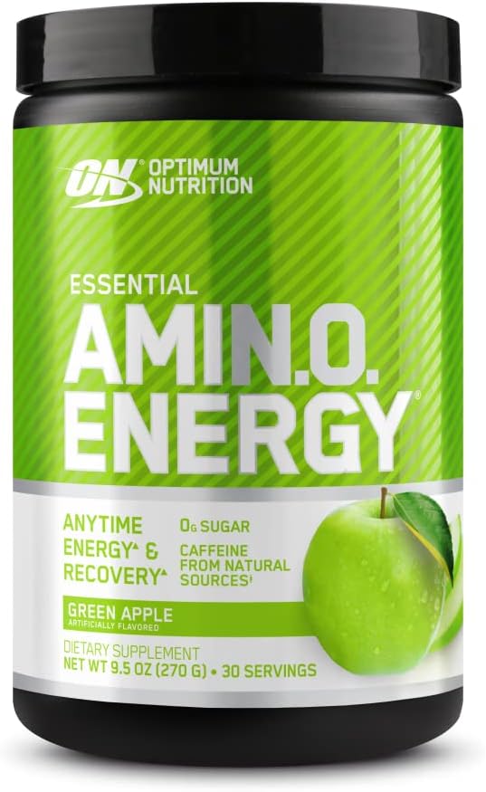 Optimum Nutrition Essential AmiN.O. Energy Green Apple- A1 Supplements Store