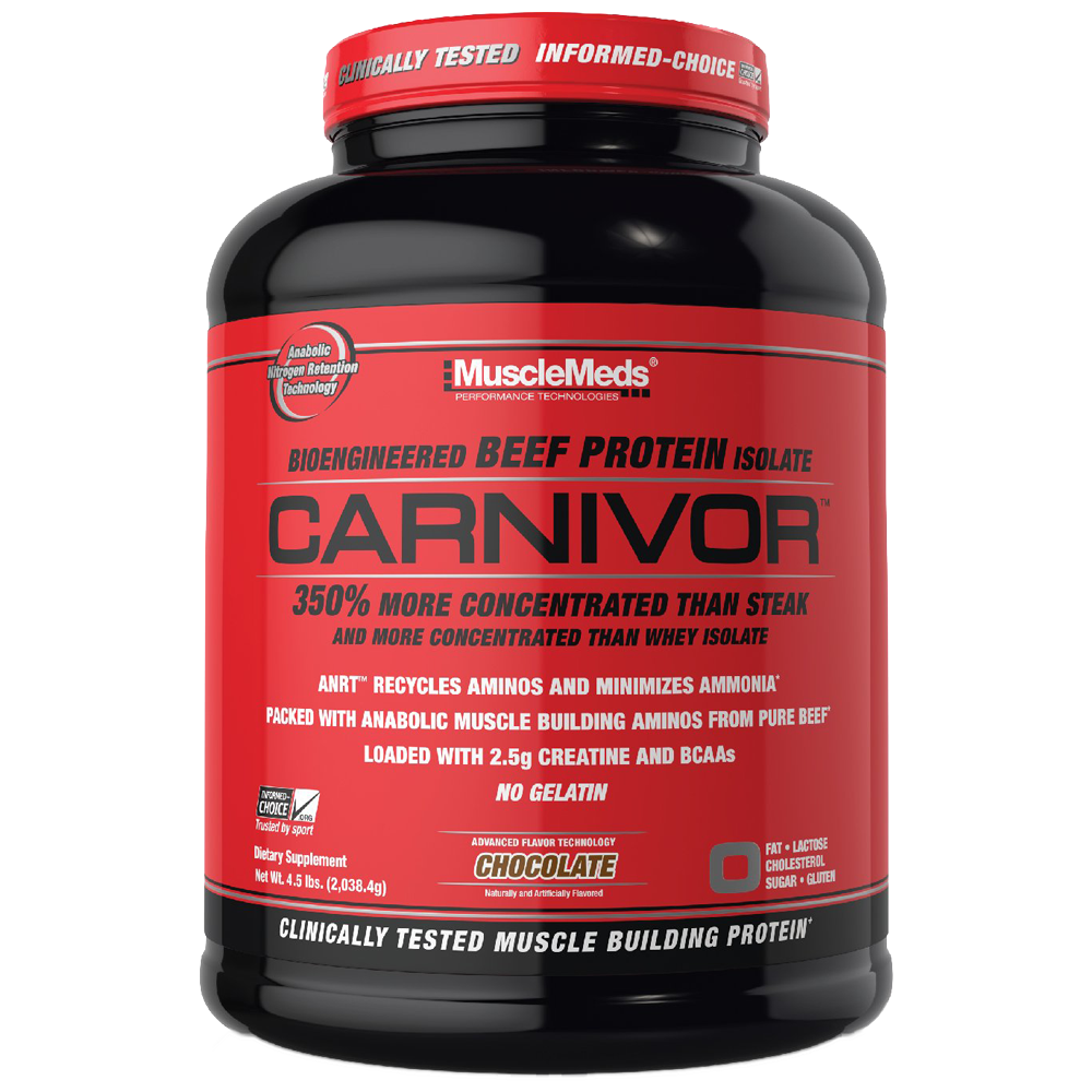 MuscleMeds Carnivor Beef Protein Chocolate 4.5 Lbs