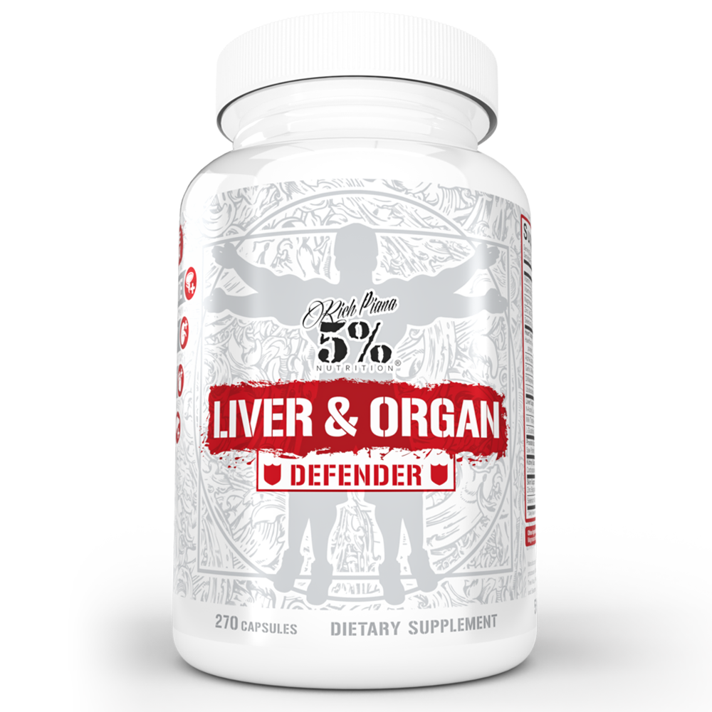 5% Nutrition Liver And Organ Defender - Front of Bottle