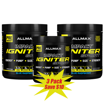 ALLMAX Nutrition Sport Igniter - 3 Bottles