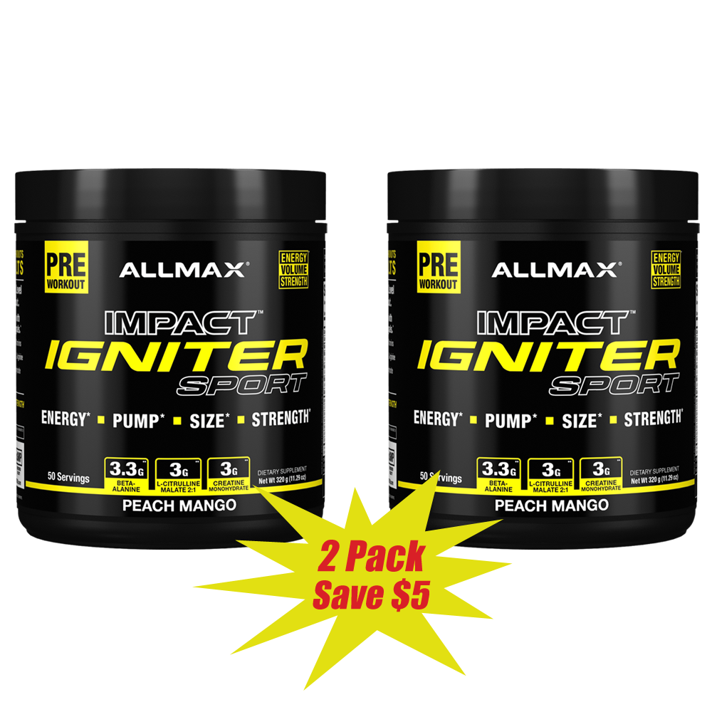 ALLMAX Nutrition Sport Igniter - 2 pack Save