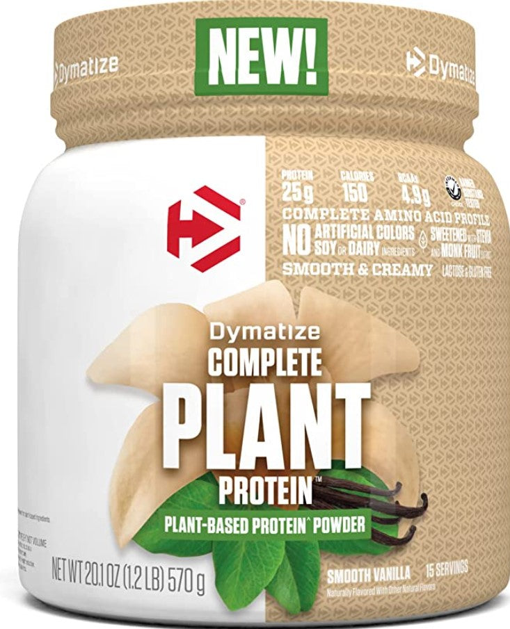 Dymatize Complete Plant Protein - Smooth Vanilla bottle