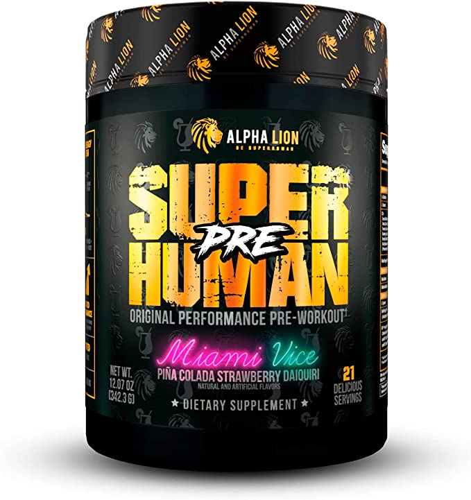 Alpha Lion Super Human Pre - Miami Vice bottle 