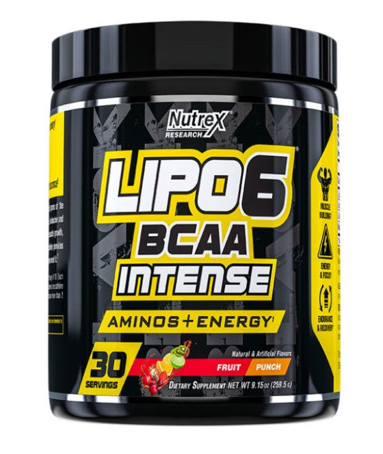 Nutrex Research Lipo-6 BCAA Intense - Fruit Punch