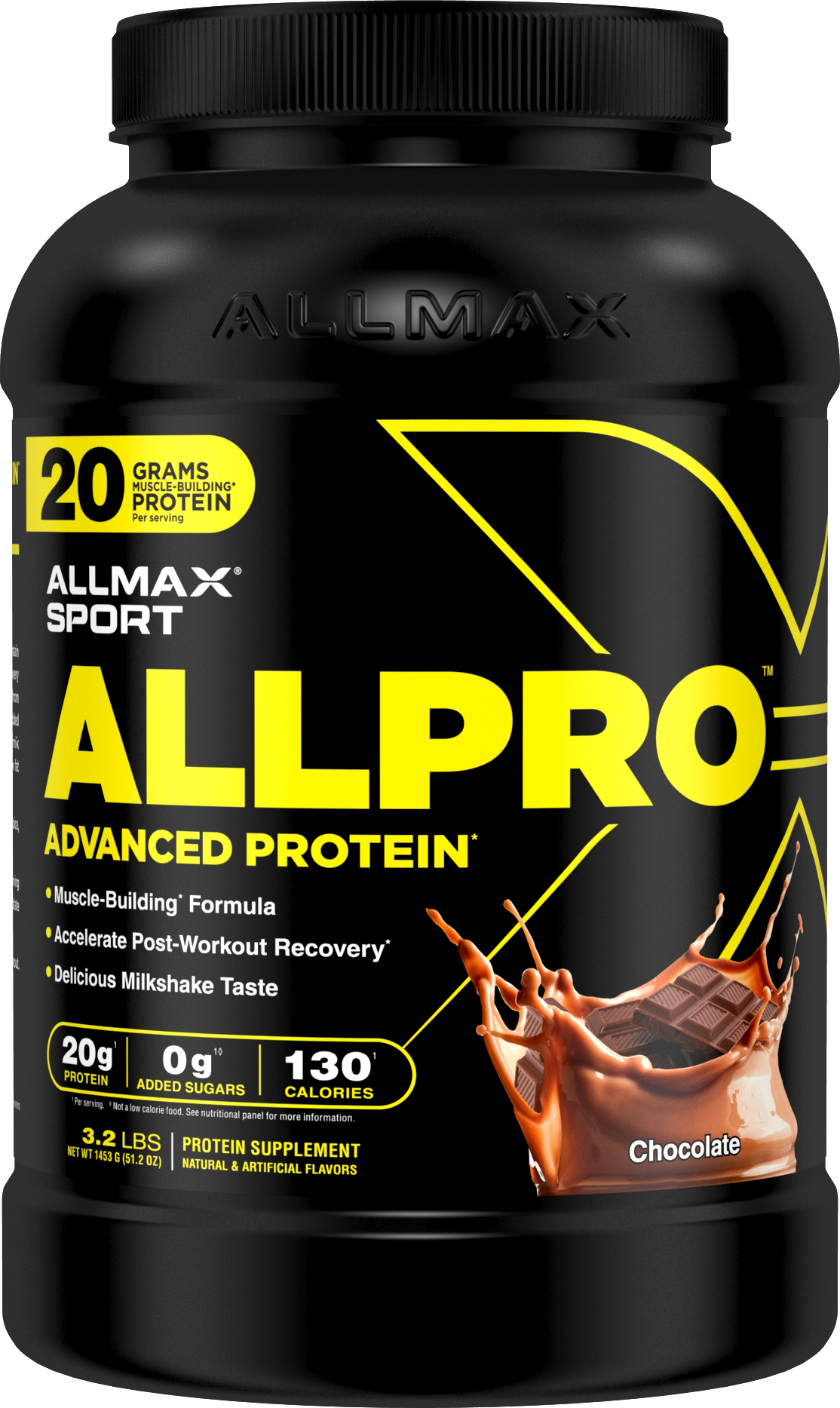 Allmax Allpro Advanced Protein Chocolate bottle
