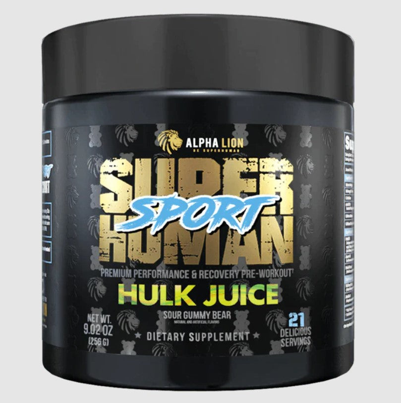 Alpha Lion Superhuman Sport - Hulk Juice bottle