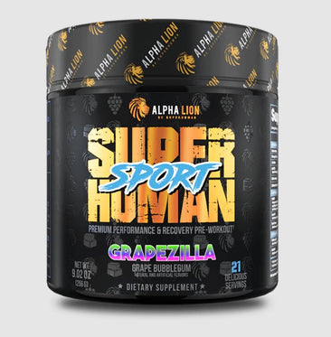 Alpha Lion Superhuman Sport - Grapezilla bottle