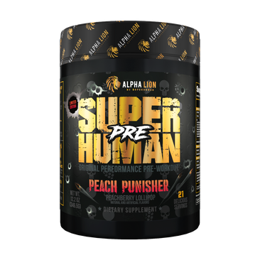 Alpha Lion Super Human Pre - Peach Punisher bottle