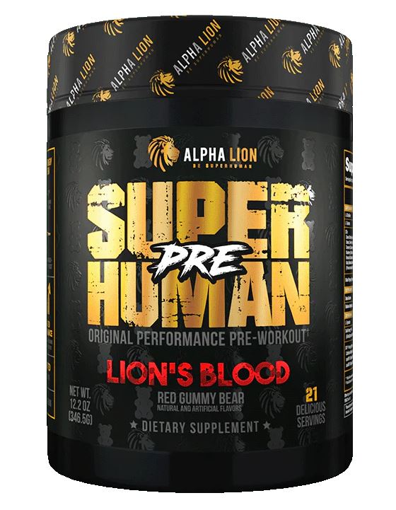 Alpha Lion Super Human Pre - Lion's Blood bottle