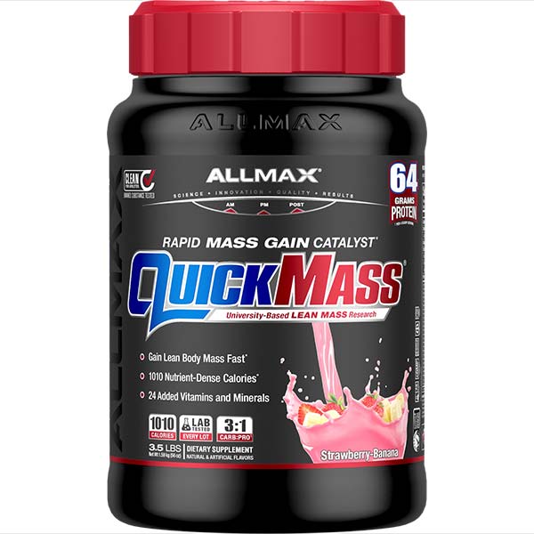 ALLMAX Nutrition QuickMass - Strawberry Banana