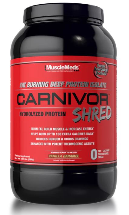 MuscleMeds Carnivor Shred Vanilla Caramel 2 Lbs