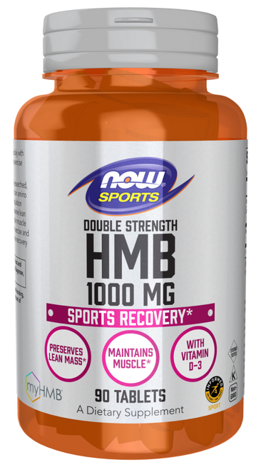 Now Sports Double Strength HMB 1000mg Bottle