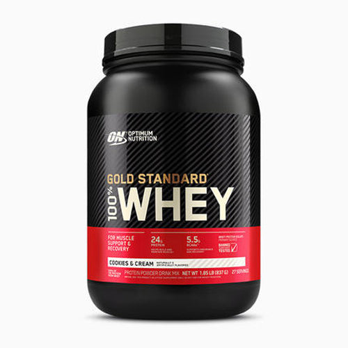 Optimum Nutrition Gold Standard 100% Whey Protein Cookies and Cream- A1 Supplements Store