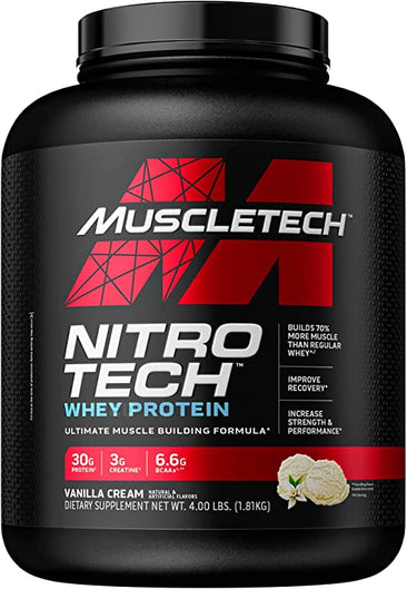 MuscleTech Nitro Tech Vanilla Cream