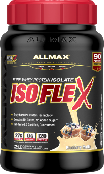 ALLMAX Nutrition IsoFlex - Blueberry Muffin 2 Lbs