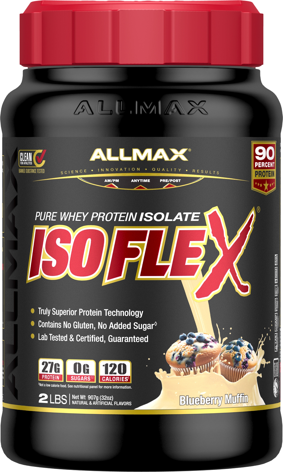 ALLMAX Nutrition IsoFlex - Blueberry Muffin 2 Lbs